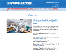 Tablet Screenshot of copyshopdenbosch.nl